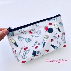 Hello Kitty trapezoid zipper top pouch bag